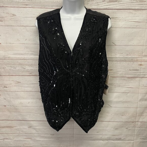 Mary McFadden Jackets & Blazers - Vintage Mary McFadden Sequin Vest